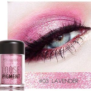 FOCALLURE Loose Glitter Pigments Eye Shadow, #3 Lavender